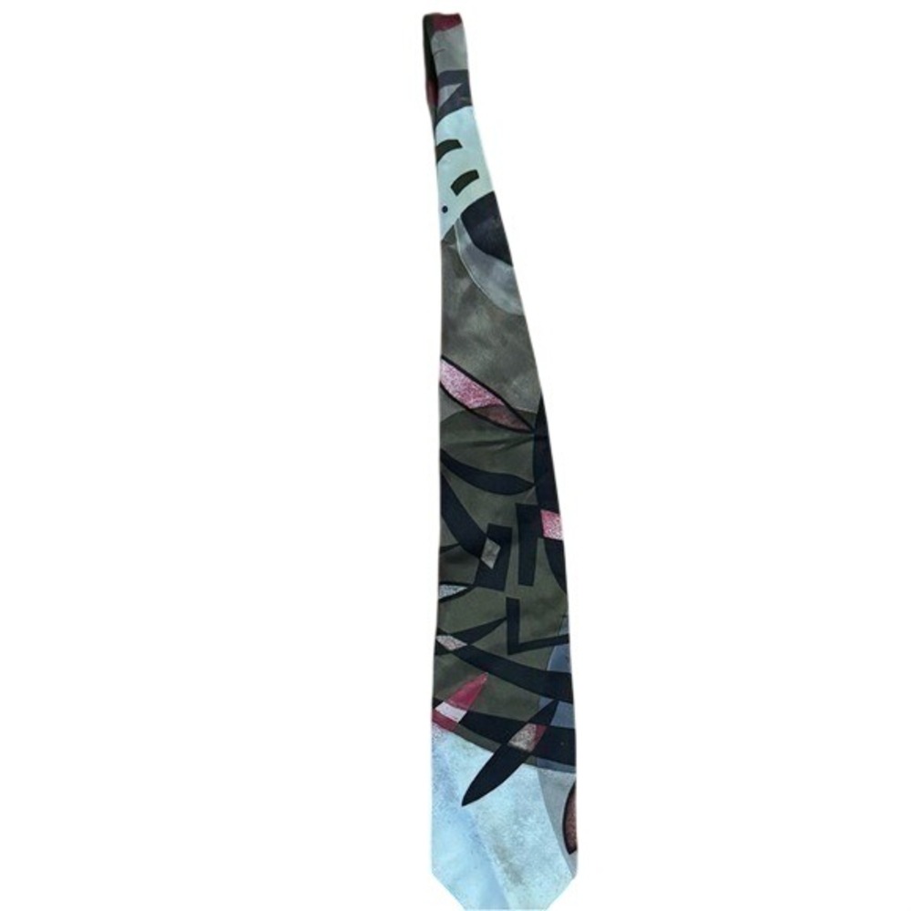 Guggenheim Museum Abstract Art Print‎ 100% Silk Tie Made in Italy